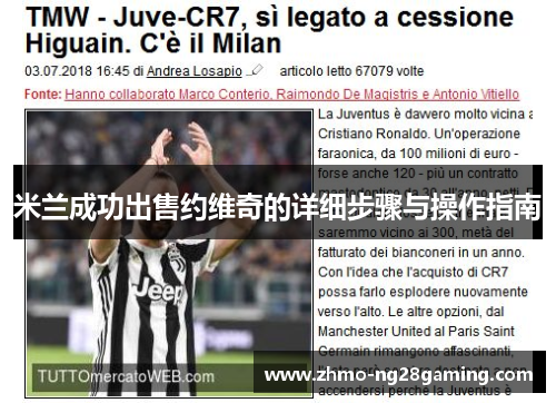 米兰成功出售约维奇的详细步骤与操作指南